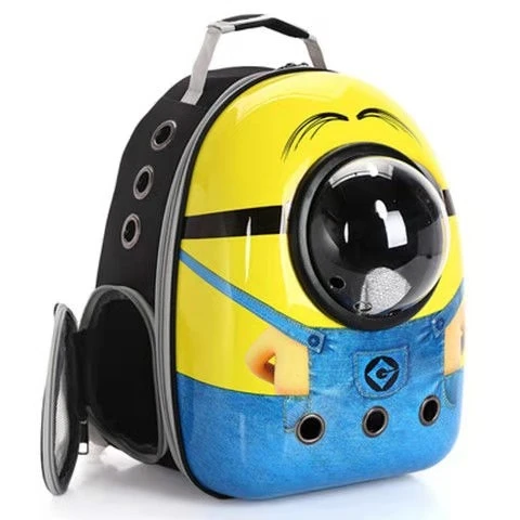 Настраиваемый Прозрачный чехол для переноски домашних животных из мультфильма