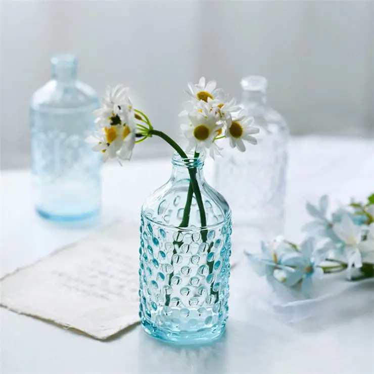 Popular High Quality Luxury Style Ornaments Table Home Decoration Glass Vase For Flowers
