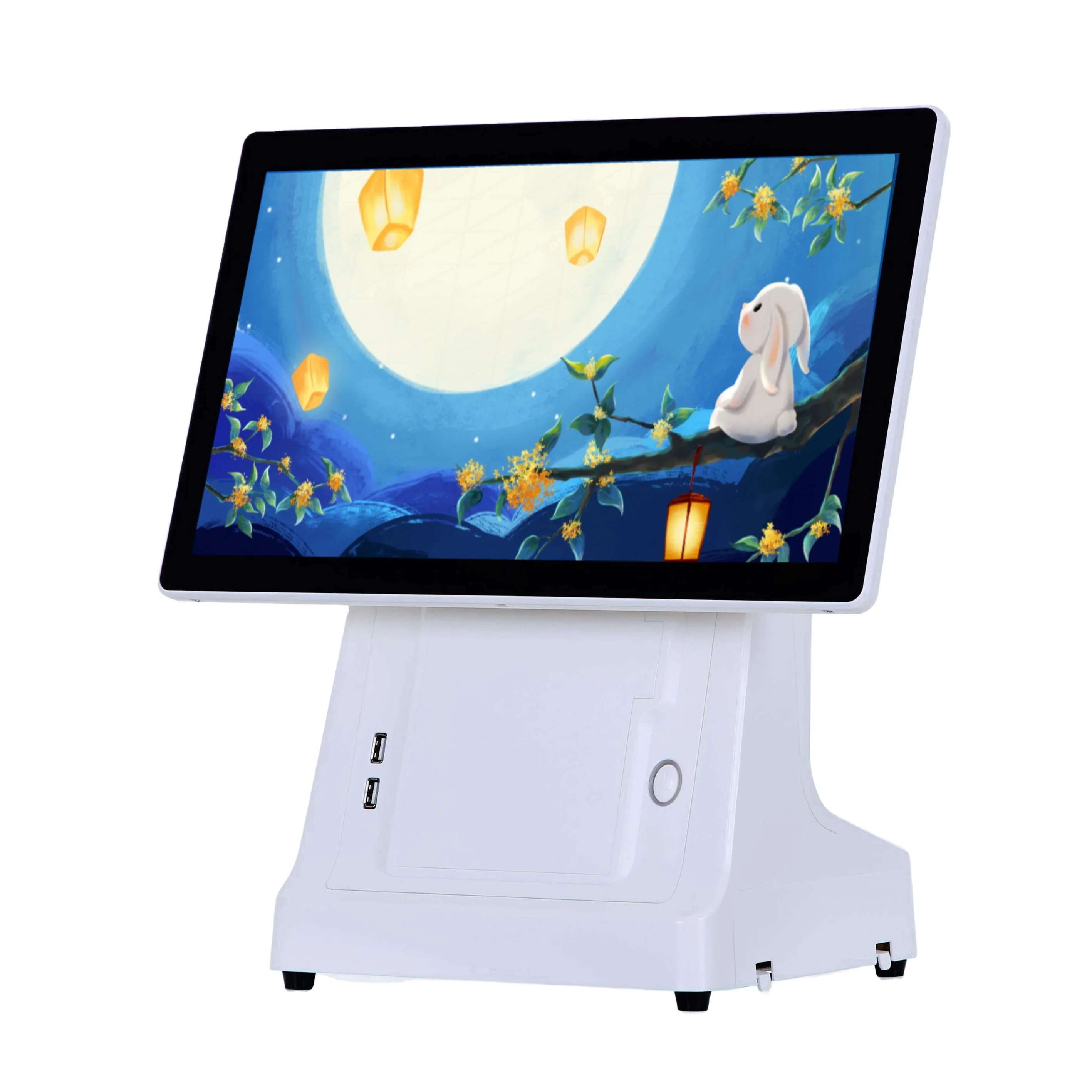 New 15-Inch Touch Screen POS Cash Register Machine Android POS Terminal Restaurant Point Sale System Shop Windows/Android POS