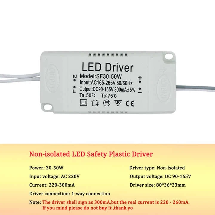Non-isolated Led Lighting and Circuitry Design Led Driver