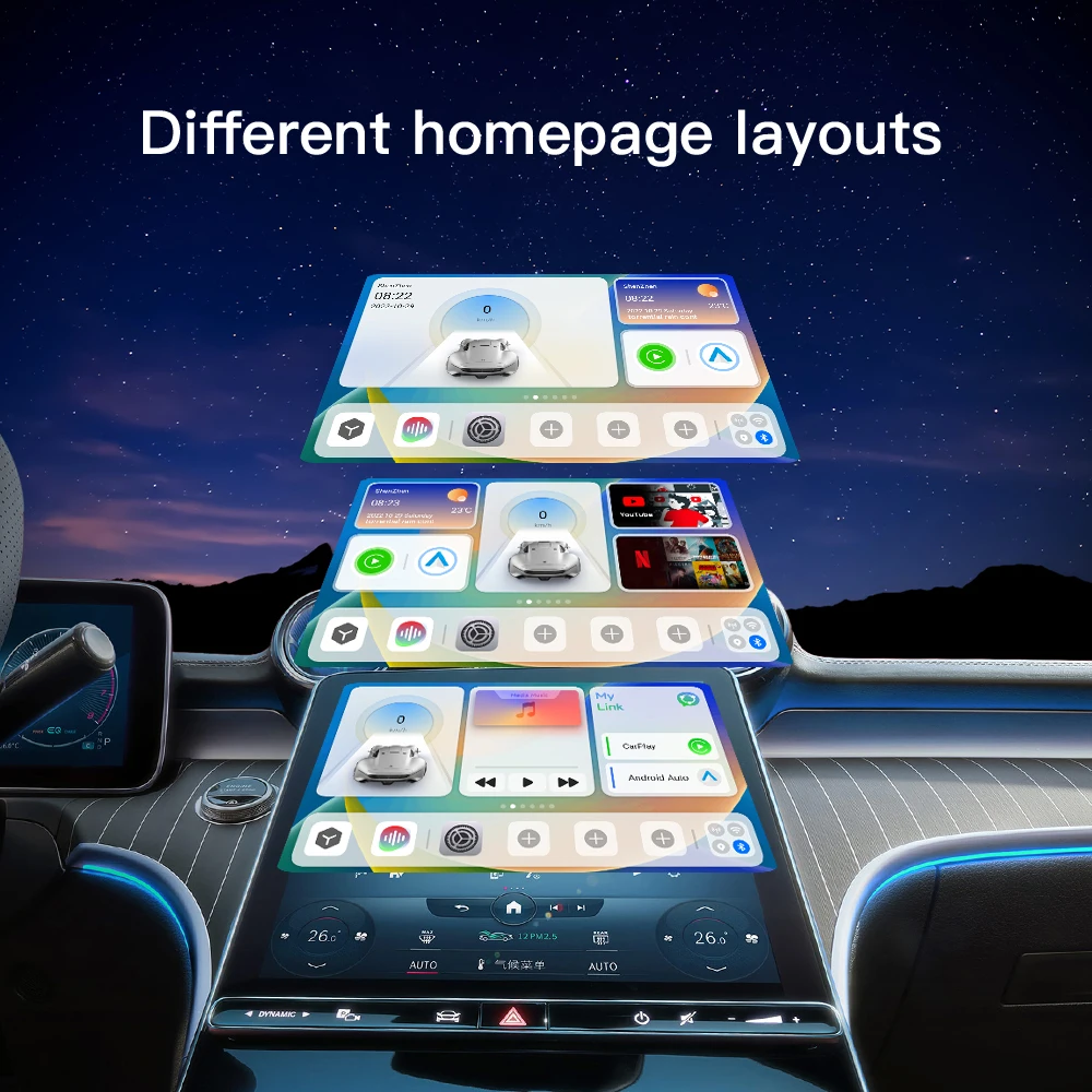 TIMEKNOW OEM wireless ai box 3 in 1 android auto adapter carplay smart android box for car multimedia for BMW