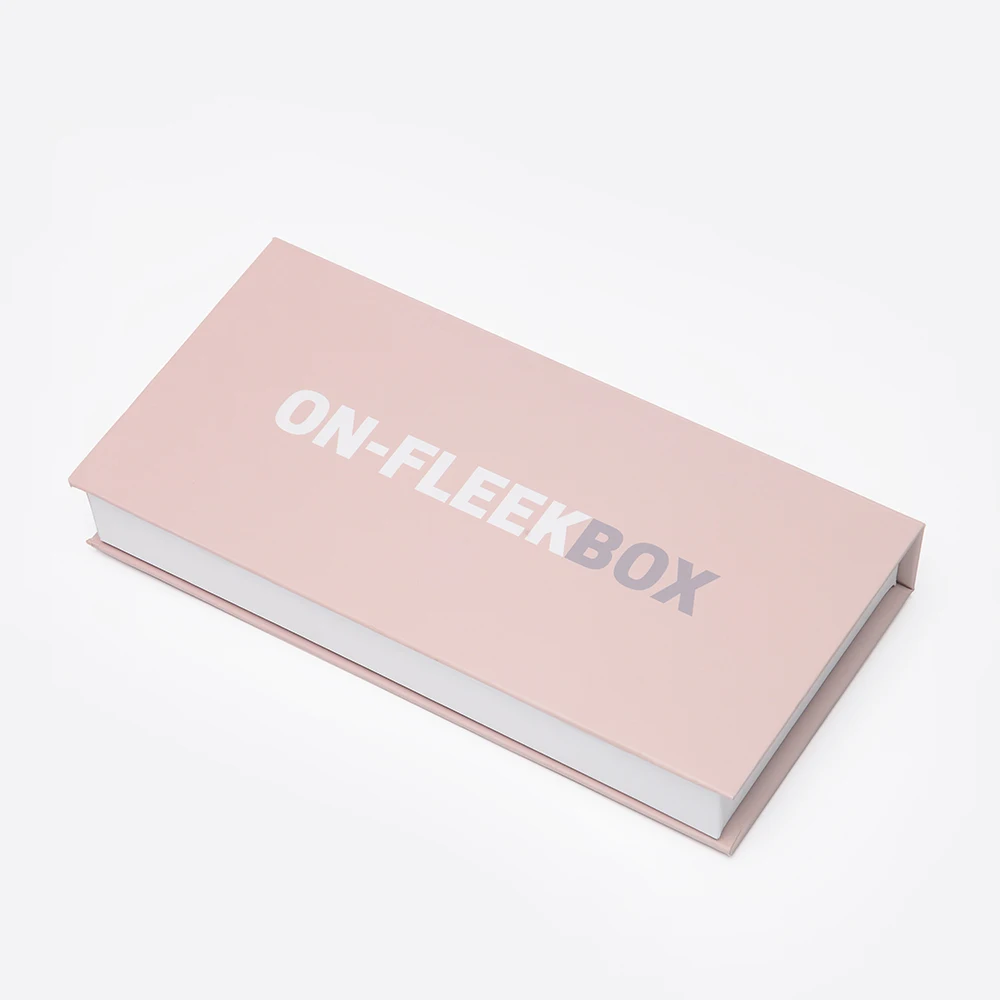 
Custom Brand Four Case Eyelash Book Shape Magnetic Gift Box With Foam Insert 