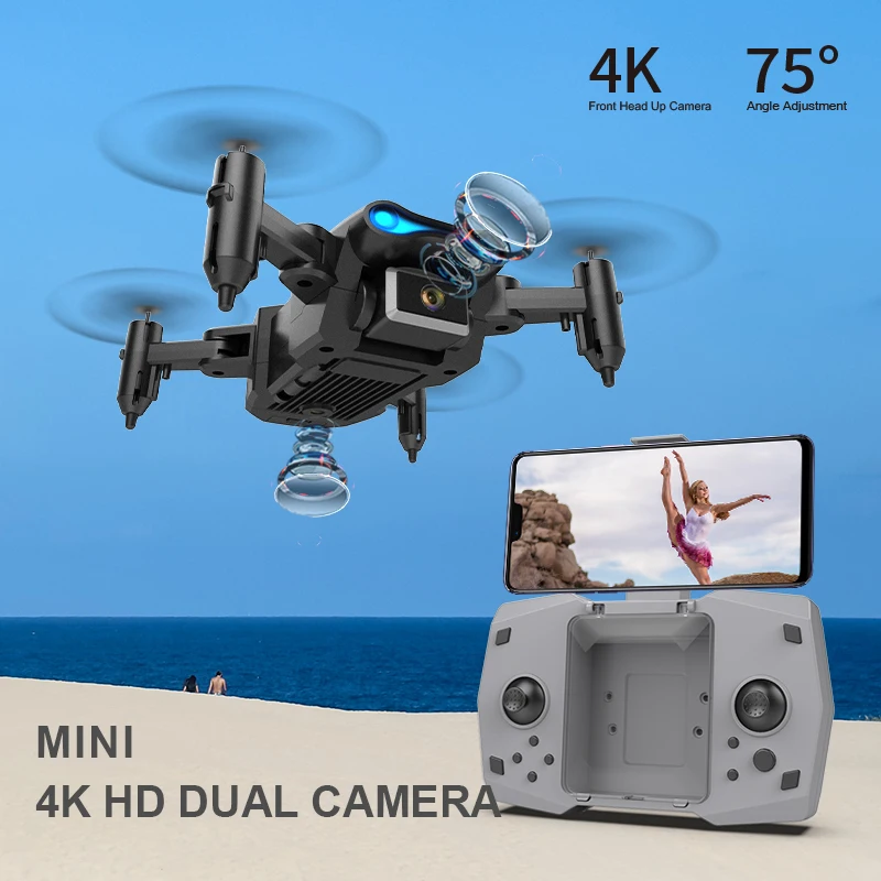 Ky906 Folding Mini Remote Control Quadcopter 4K Hd Aerial Photography Storage Packaging Fixed Height Remote Control Aircraft