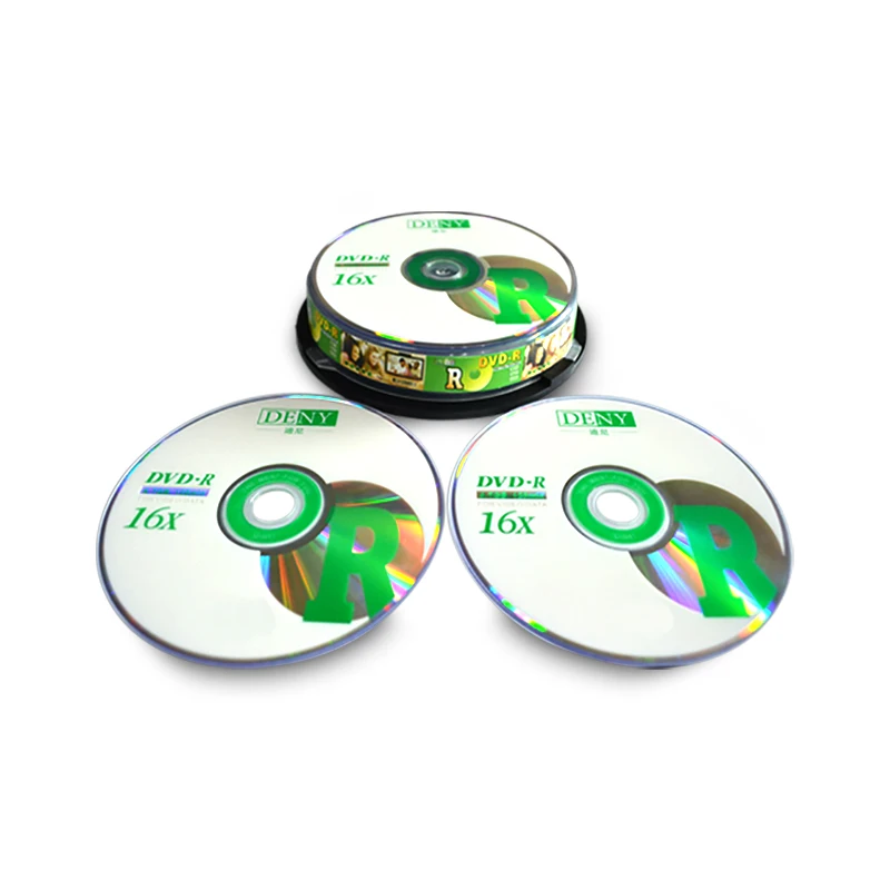 50 shrink wrap package printing dvd disk with 16x manufacture 4.7GB