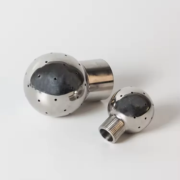 Fixed ball Tank Washing Cleaning Nozzles tank washing spray metal Rotary Jet Head Nozzle