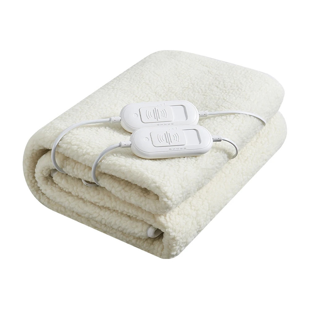 Electric Under Blanket Machine Washable Blanket Soft Material Heating Blanket with CE