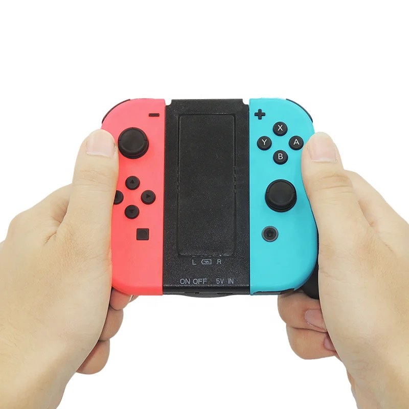 Nitendo Charging Comfort Grip Stand Handle Controller Grips Charger Fit for Switch Joy Con