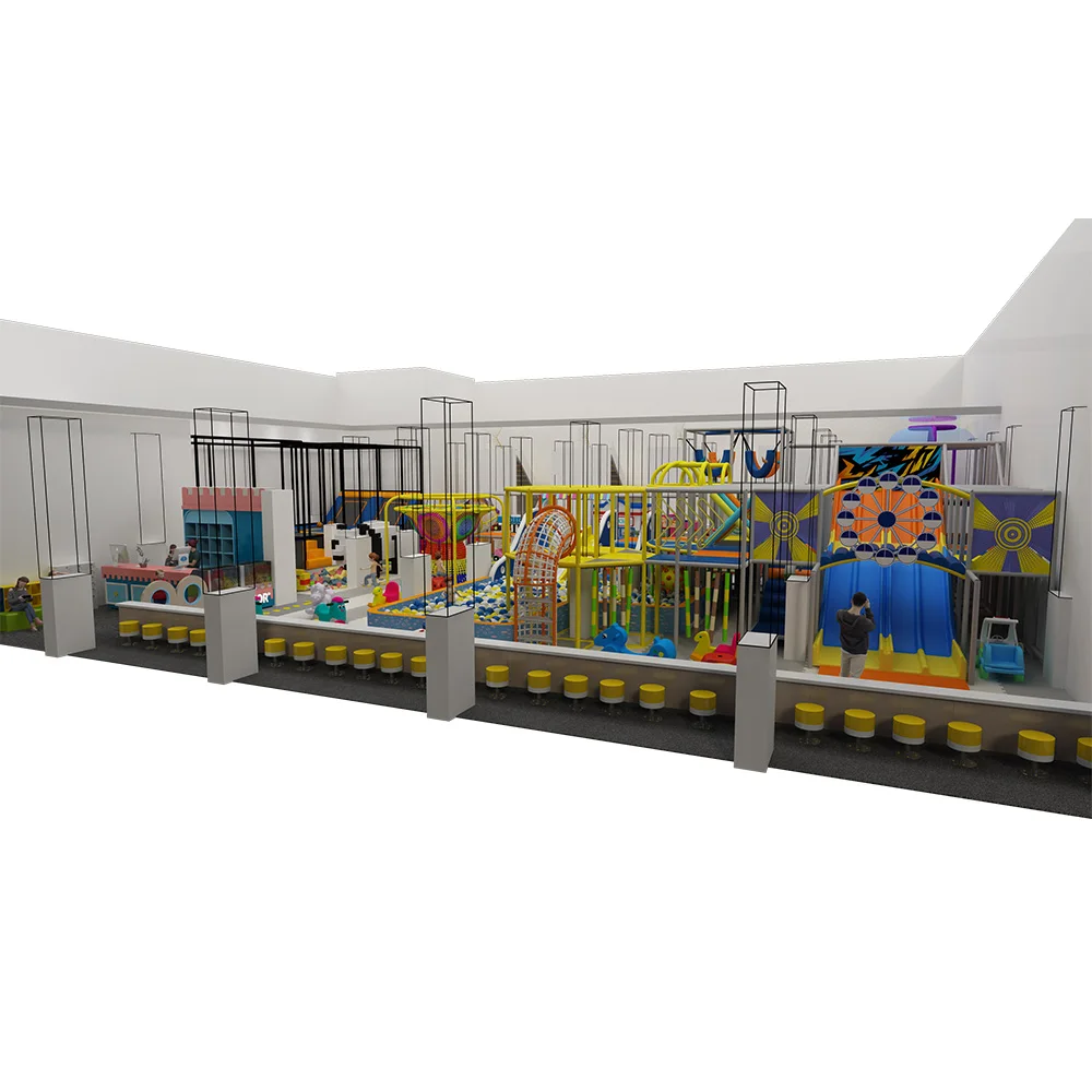 Customized Indoor Family Entertainment Centre Role Play House Cosplay House Small Indoor Playground Soft Play Equipment for Kids