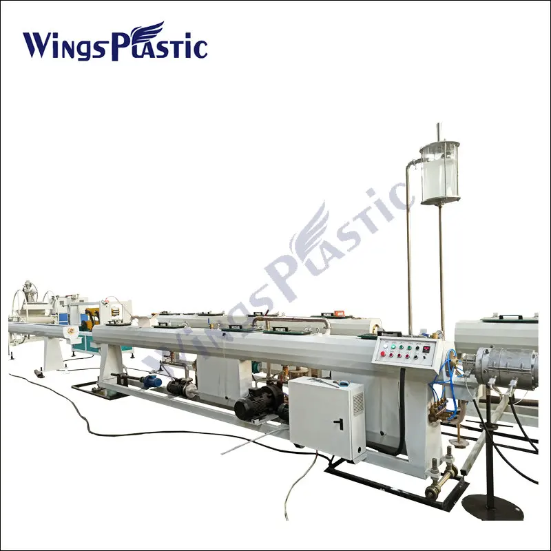 China Factory HDPE/Pprc/PPR/LLDPE/MDPE/PVC Plastic Pipe Extrusion Production Line Pipe Making Line Plastic Extruder Machine