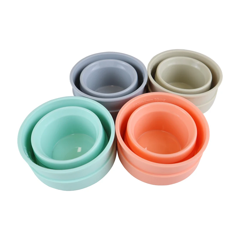 Outdoor camping silicone folding water cup creative gift sports  travel will carry cover telescopic cup mouthwash cup