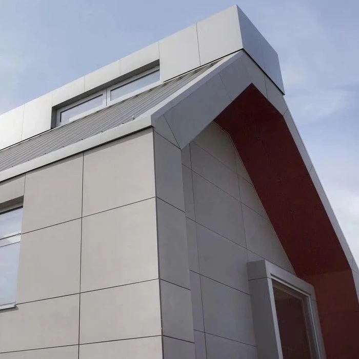 100% Asbestos Free Modern 24mm Grey Cement Board Fiber Cement Exterior Wall Cement  Panel