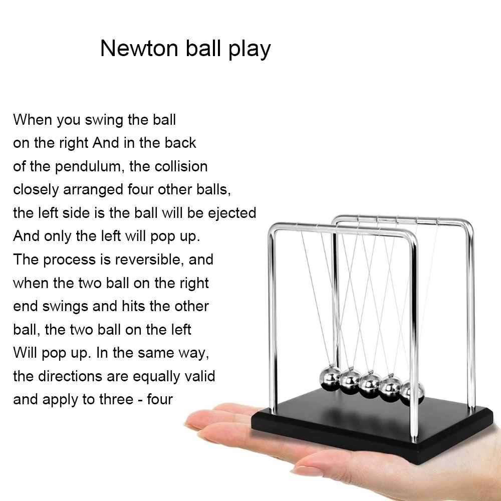 Newton Cradle Balance Balls Metal Cradle Balance Ball Newton Decoration Gift Cradle Balance Balls