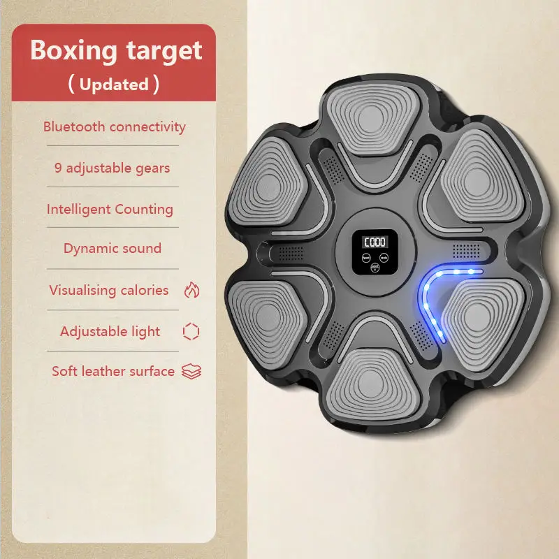 Wholesale Intelligent Wall Hexagonal Boxing Target Essential Training Equipment with  Music for Boxing Gloves