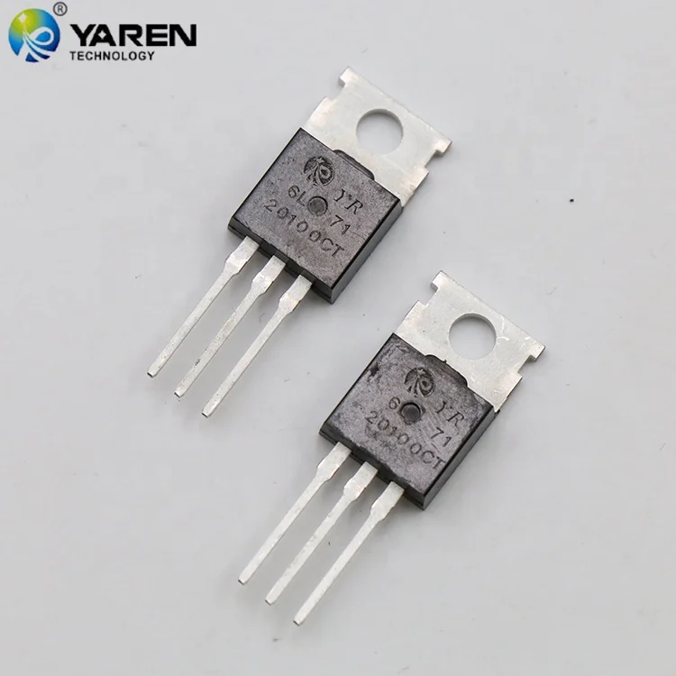 MBR20100 TO-220 20A двойной высоковольтный выпрямитель Шоттки