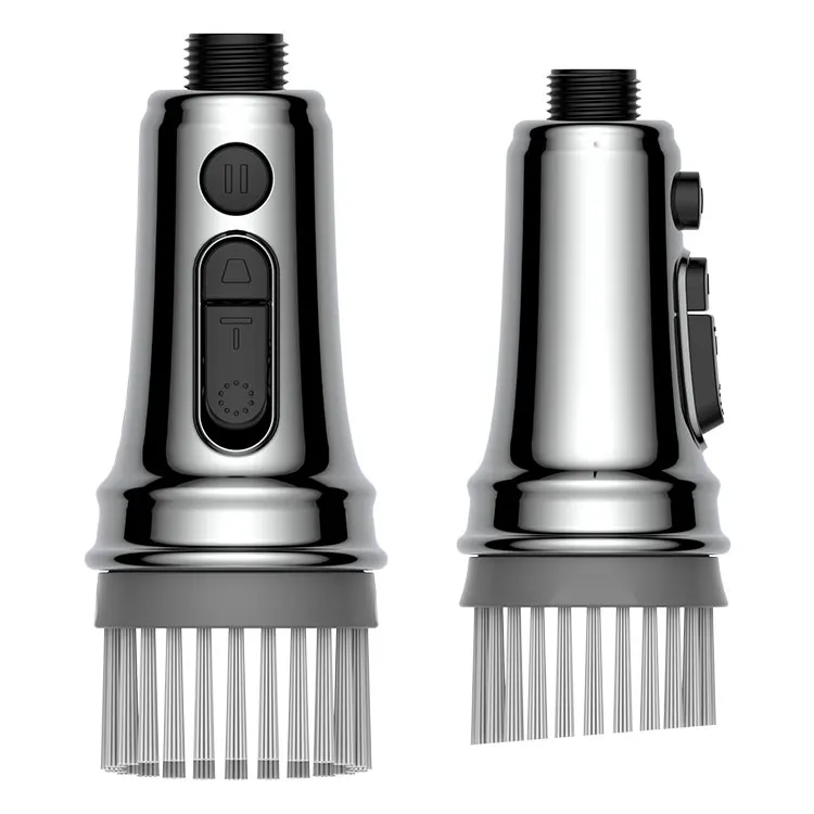 AK4 Kitchen Sink Faucet Spray Head Replacement Pull Out Spray Head With Brush 4 Modes Pull Down Faucet Spray Nozzle
