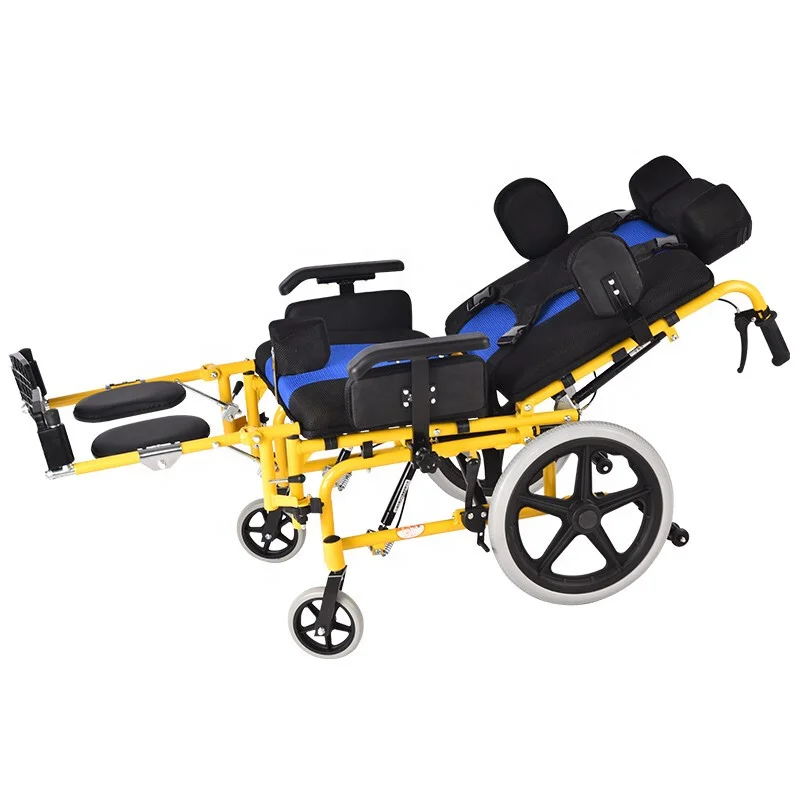 Folding adjustable high back cerebral palsy handicapped wheel chair electric wheelchair for adult