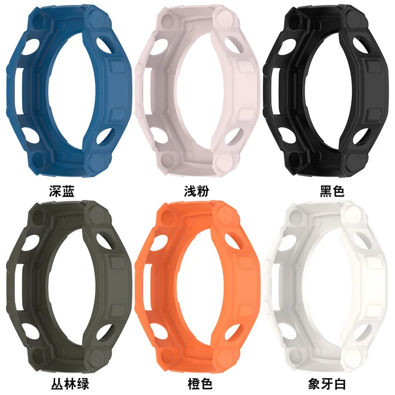 2024 Kingsmax New Smart Watch Case For Amazfit T-REX3 Armored Skeleton Case Sport Watch Cover, Soft TPU Shockproof Watch Case