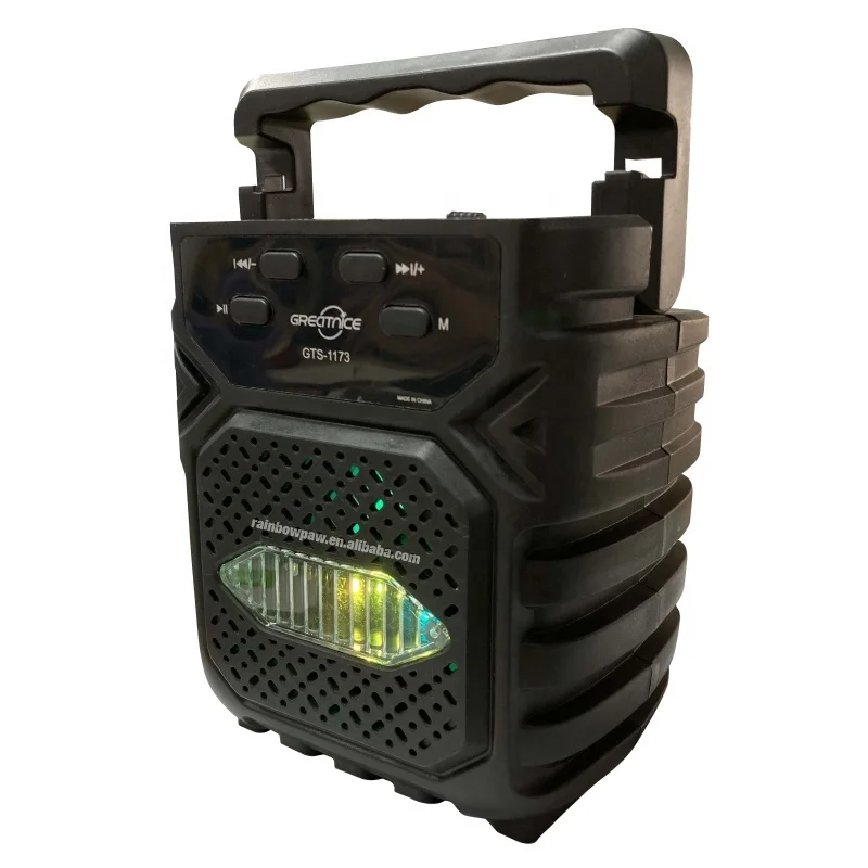 KTS Speaker bt small wireless 3 inch speaker portable mp3 player GTS-1173 with fm radio