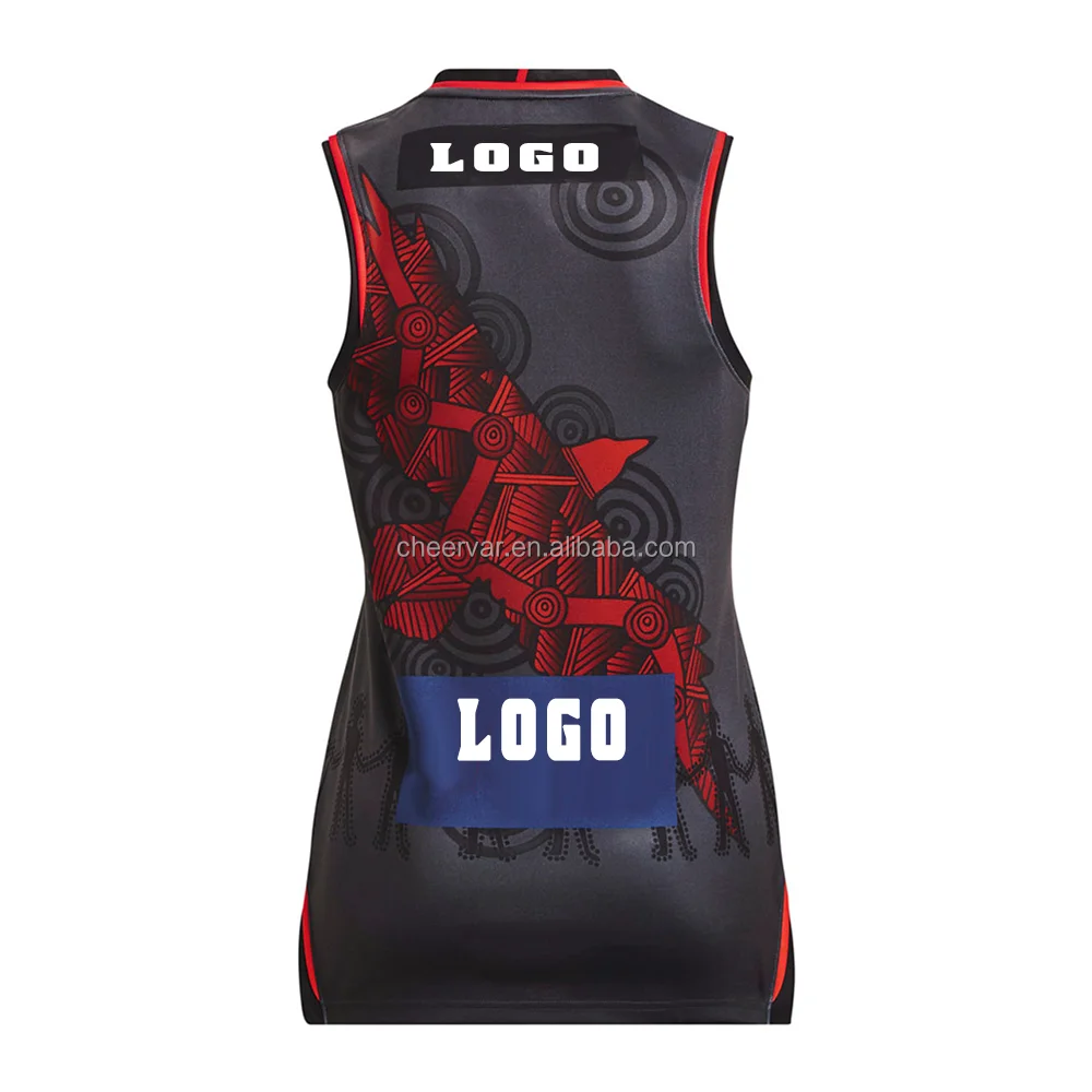 Sublimation Football Guernseys Australian Rugby Football Wear AFL Footy Jerseys