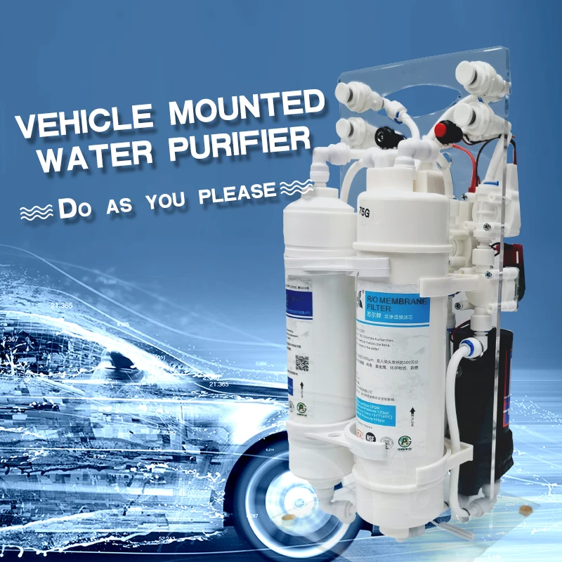 Vehicle Power Supply car water purifier system for outdoor camping drinking