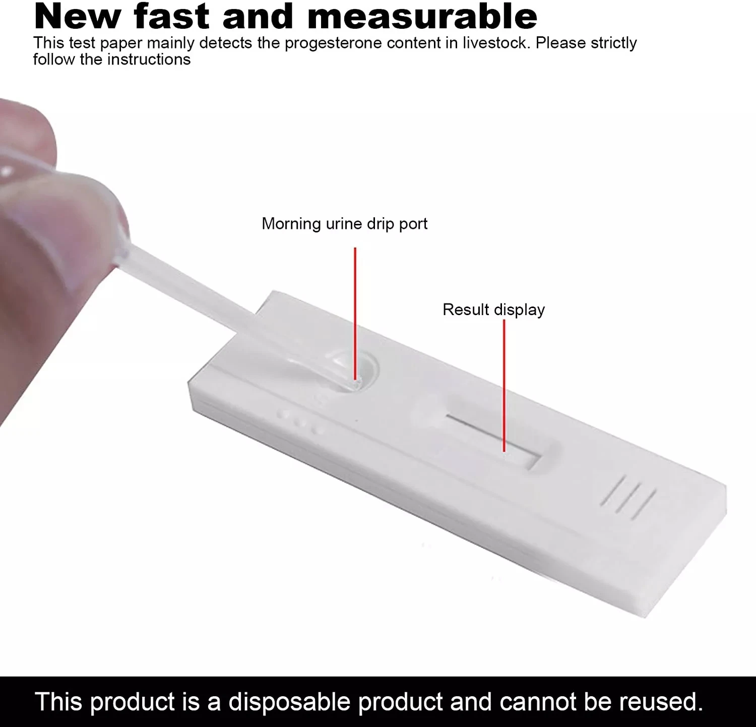 Great Farm High Quality  Medical Diagnostic Test Kits Sheep/ Cow Pregnancy Test Hcg Rapid Test Kit