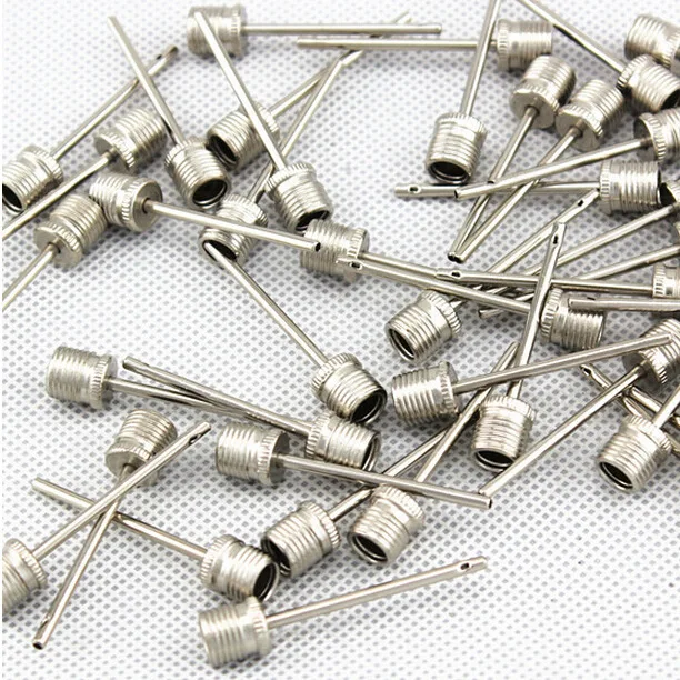 Металлический прочный сильный мяч велосипедный насос иглы для баскетбола волейбол регби мяч ПВХ мяч