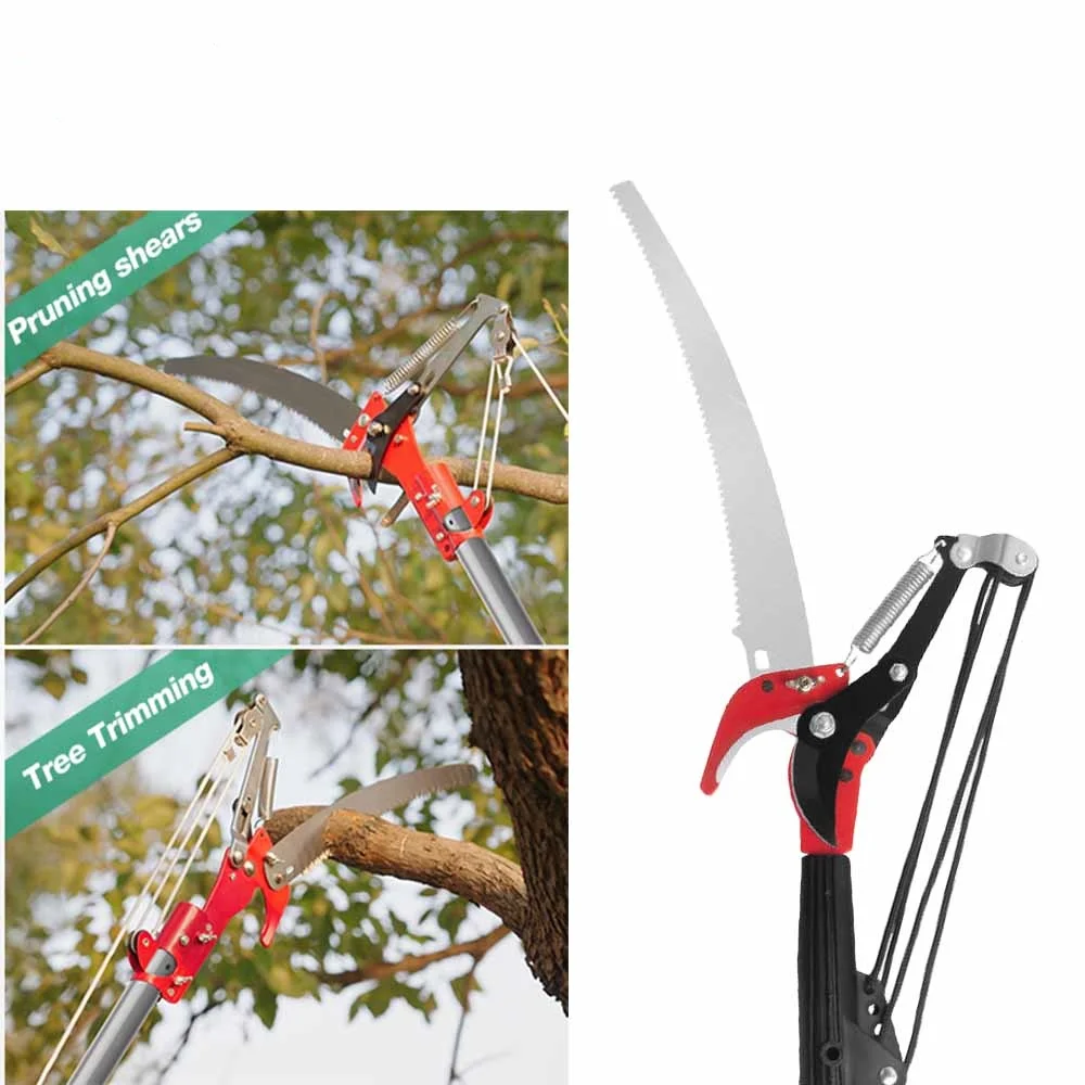 Qiyun High Quality Pole Saws For Tree Trimming Carbon Fiber Telescopic Tree Pruner Telescopic Pole Saw