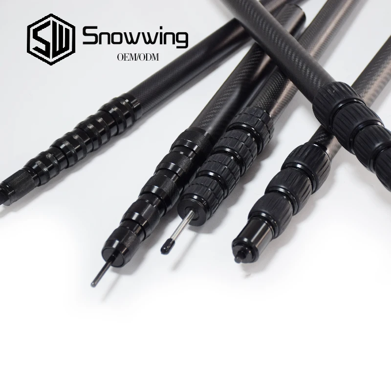 custom 8m Telescopic Mast Pole for Camera and Light Tower Trailer