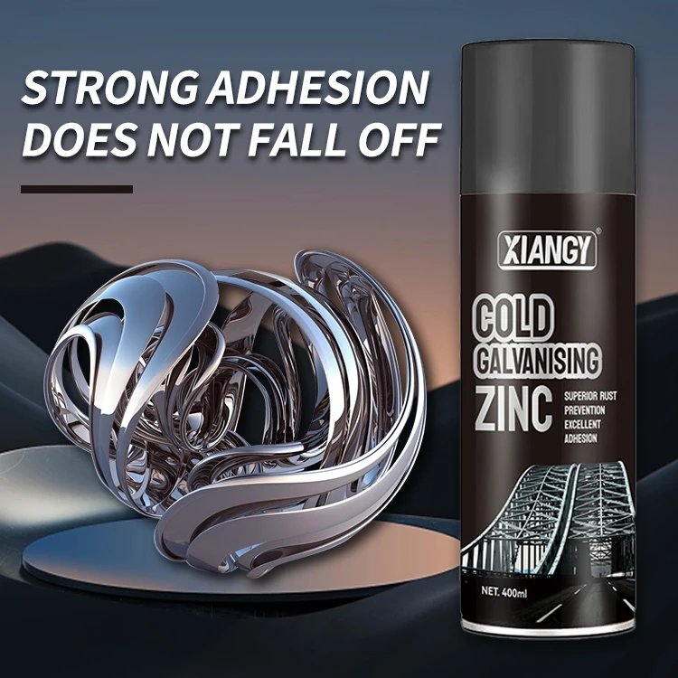 Factory Direct Anti-Corrosion Aerosol Silver Cold Galvanized 96% Zinc Spray Paint