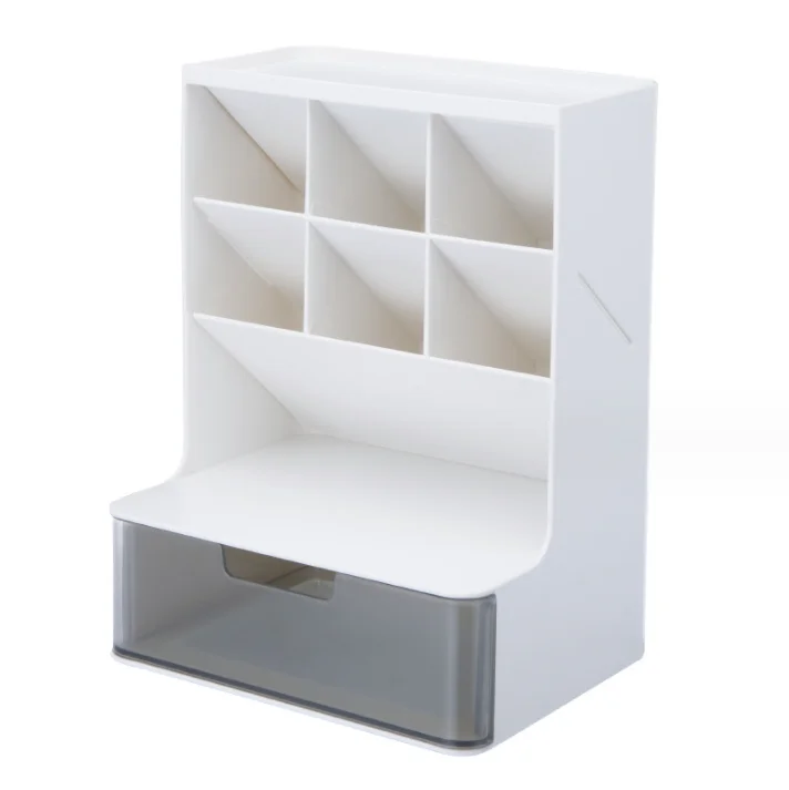 Oblique Plug-in Pen Holder Storage Box for Students Children Office Desktop Large Capacity Pen Barrel