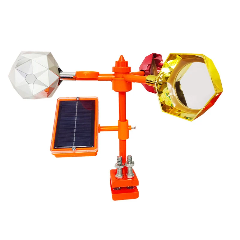 Уличный отпугиватель птиц DD986 ветряная мельница с голосовым управлением отражающее устройство для вождения голубей на солнечной батарее