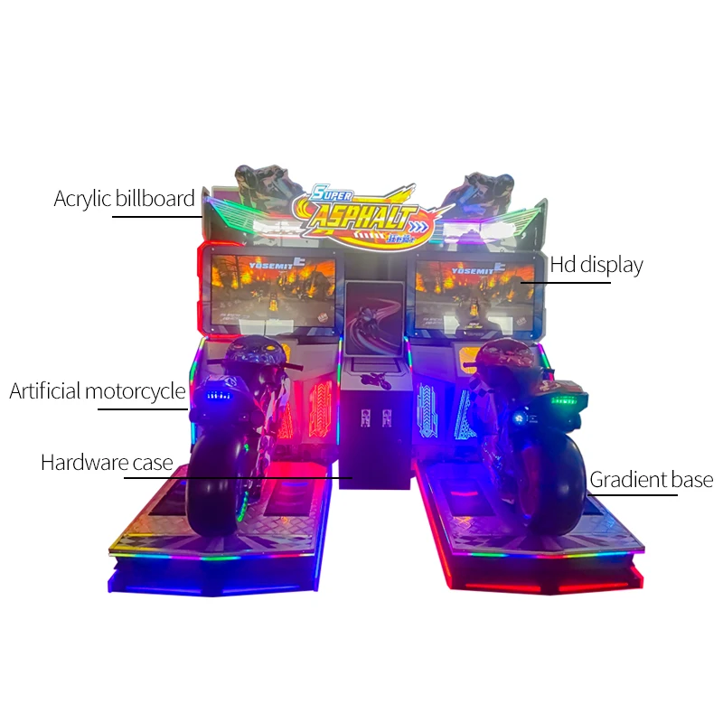 Motor Bike Driving Arcade Motorcycle Game Simulador Coin Operated Racing Game Adults Amusement Machines