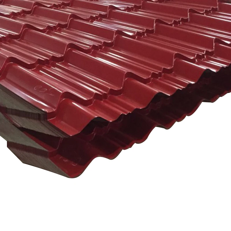 Prepainted Trapezoidal Metal Price Color Corrugated Roofing Galvanized Roof Steel Sheet