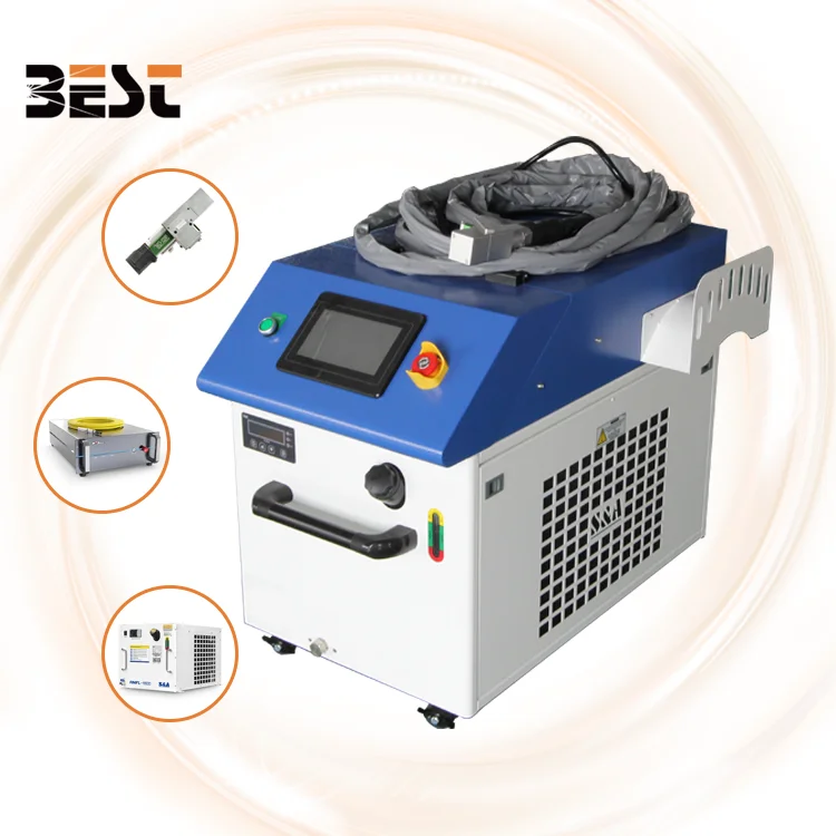 Cheapest 1500w 2000w Fiber Laser Cleaner for Rust Painting Removal High Speed Hand Held Cleaning Machine