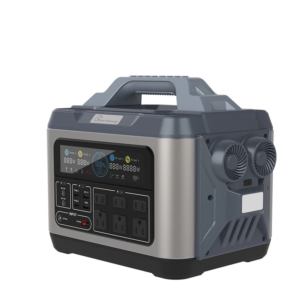 NextGreenergy, новый трендовый источник энергии, портативный аккумулятор и инвертор 1200 Вт для электростанции, все в одном, 100 Вт