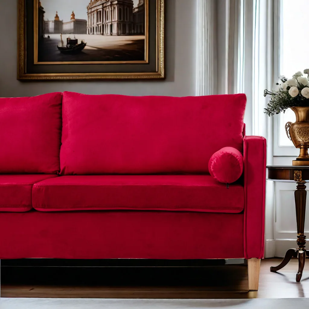 USA Warehouse Double Sofa Can Sit or Lie Down Soft and Comfortable Suitable for Living Room and Bedroom