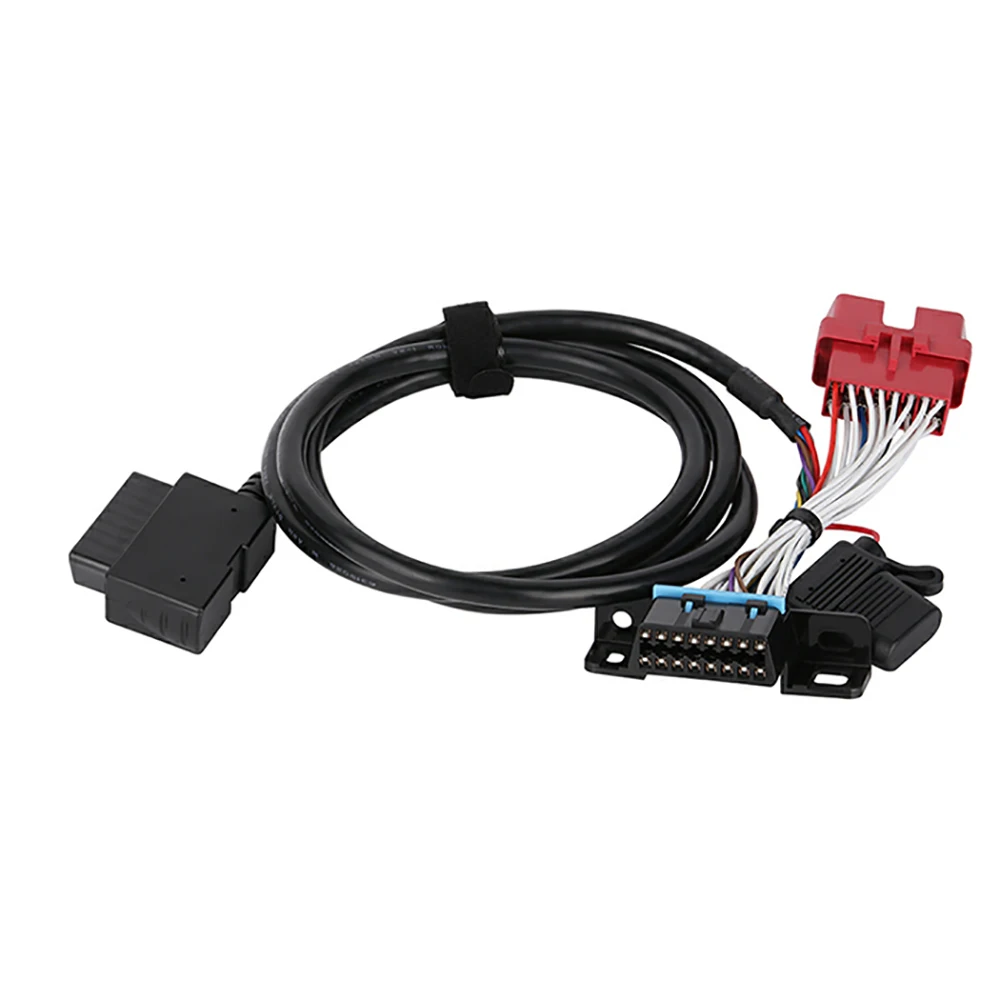 Factory 16Pin Male Female plug connector With Fush Wire Harness OBD OBD2 OBDII Y Cable