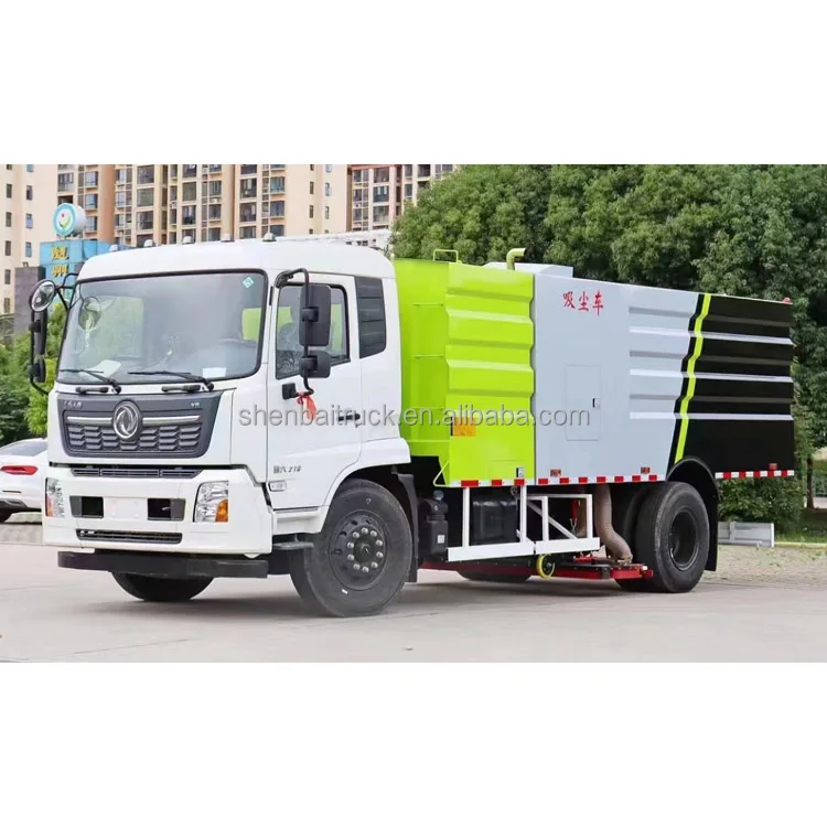 Dongfeng 4x2 New Energy Electric Municipal Sanitation Washing Street Sweeping Vehicle Road Dust Vacuum Cleaning Sweeper Truck