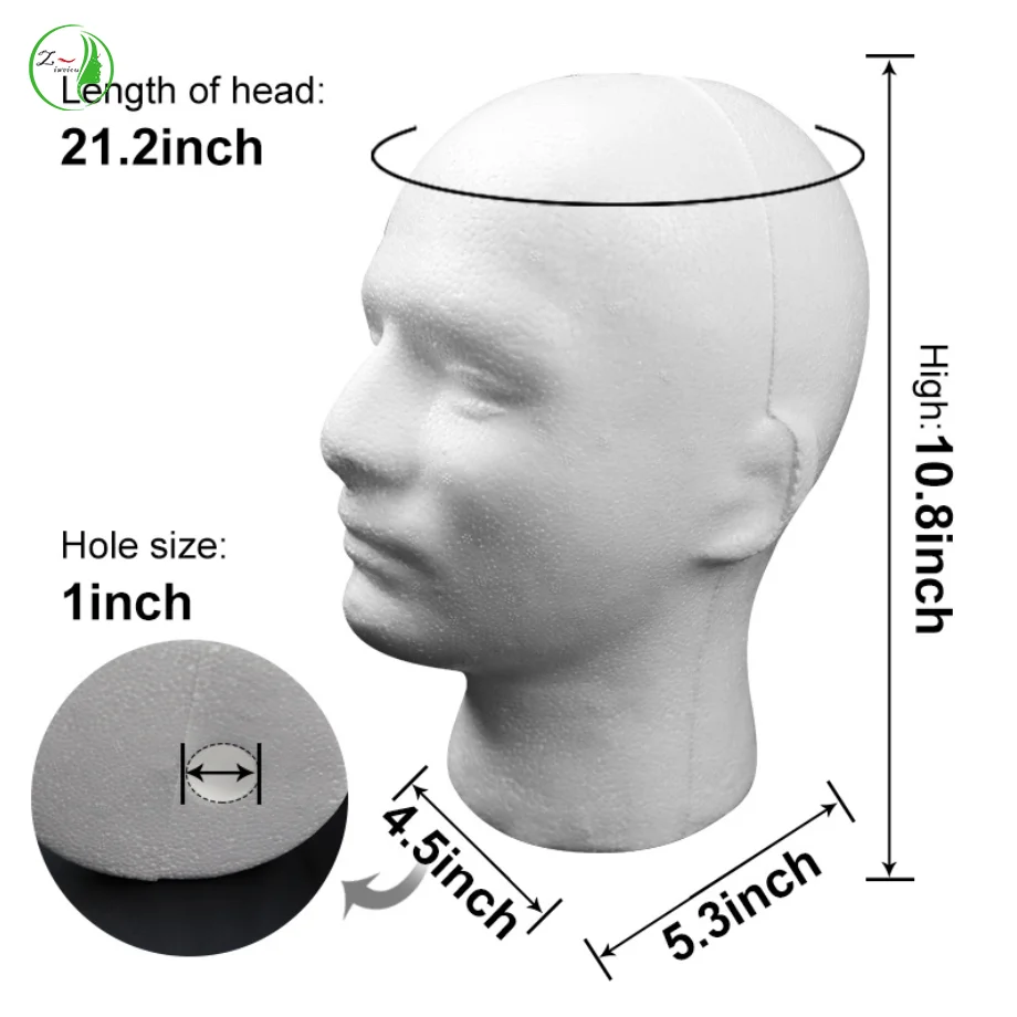 Wholesale Top quality cheap fashion store window hair mannequin display head