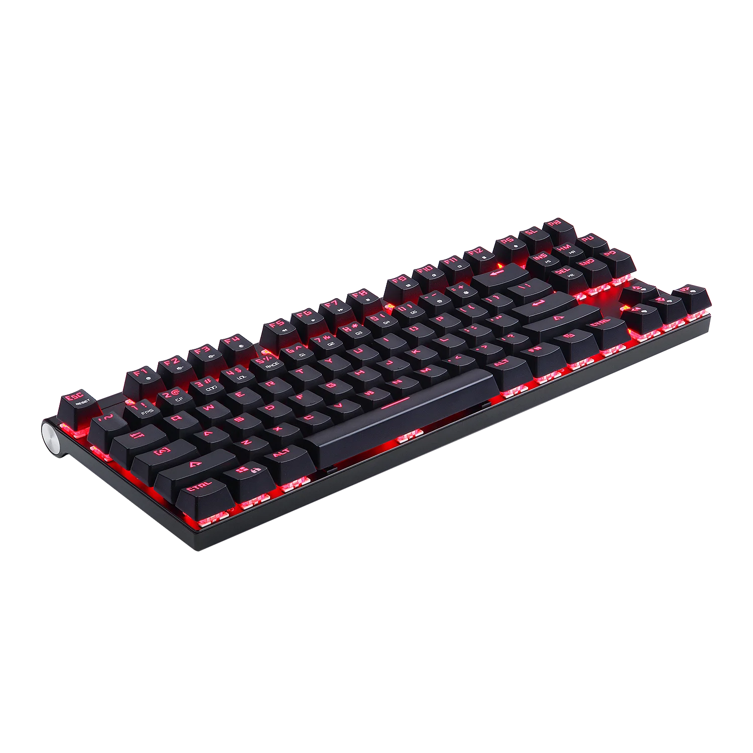 Wholesales Shenzhen Motospeed Mototech RGB OUTEMU Blue Switch 87 Keys Arabic laser Mechanical Gaming Keyboard