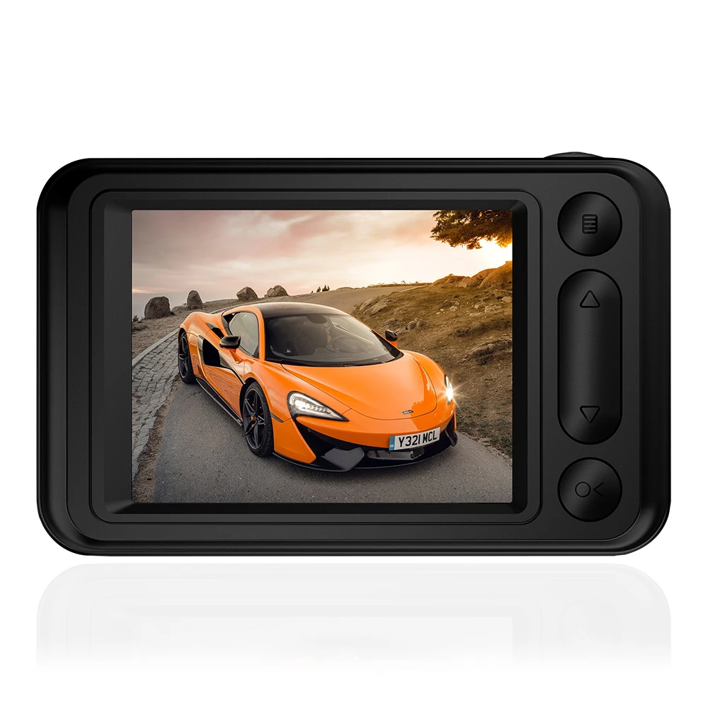Gofuture двойной объектив dashcam Двойная камера Автомобильный видеорегистратор Автомобильная черная
