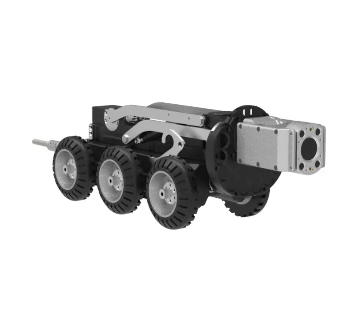 360 degree rotate industrial sewer pipe inspection crawler robot camera for 200mm to 3000mm Pipeline