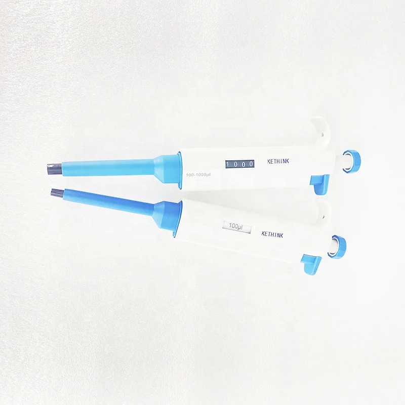 New Lab Micro Pipette  KETHINK  single-channel adjustable volume plastic pipette pen for lab/ medical use