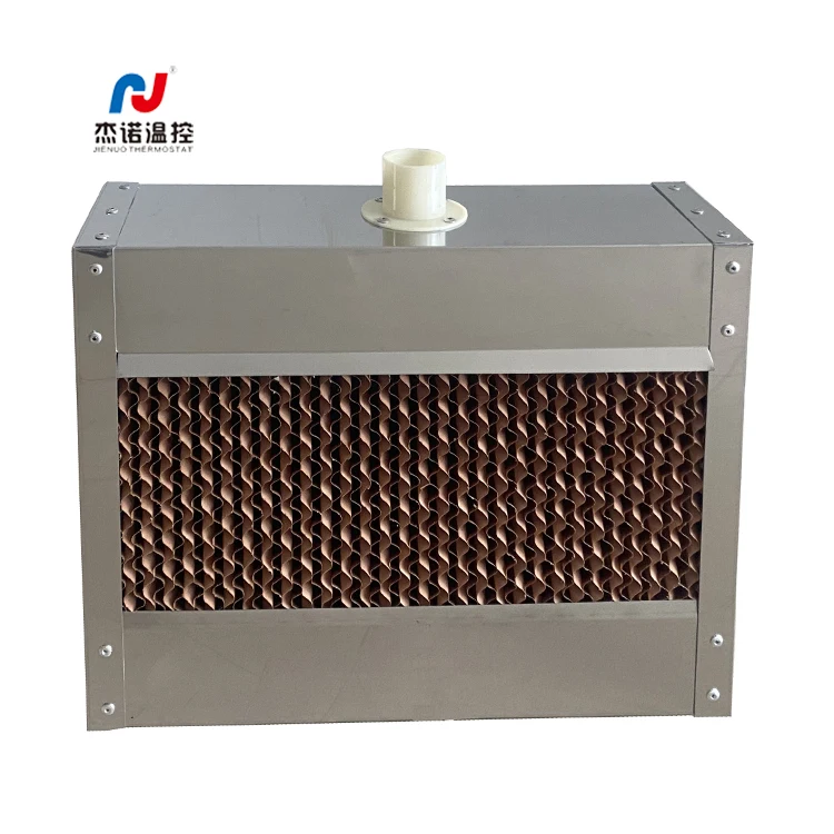 100% Wood Paper Evaporative Cooling Pad for Poultry Pig Farm Air Cooler Equipments with Stainless Steel Frame