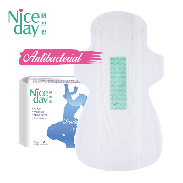 Hot sell Nice day sanitary pad OEM custom anion sanitary napkins packaging  super absorbent anion sanitary pads