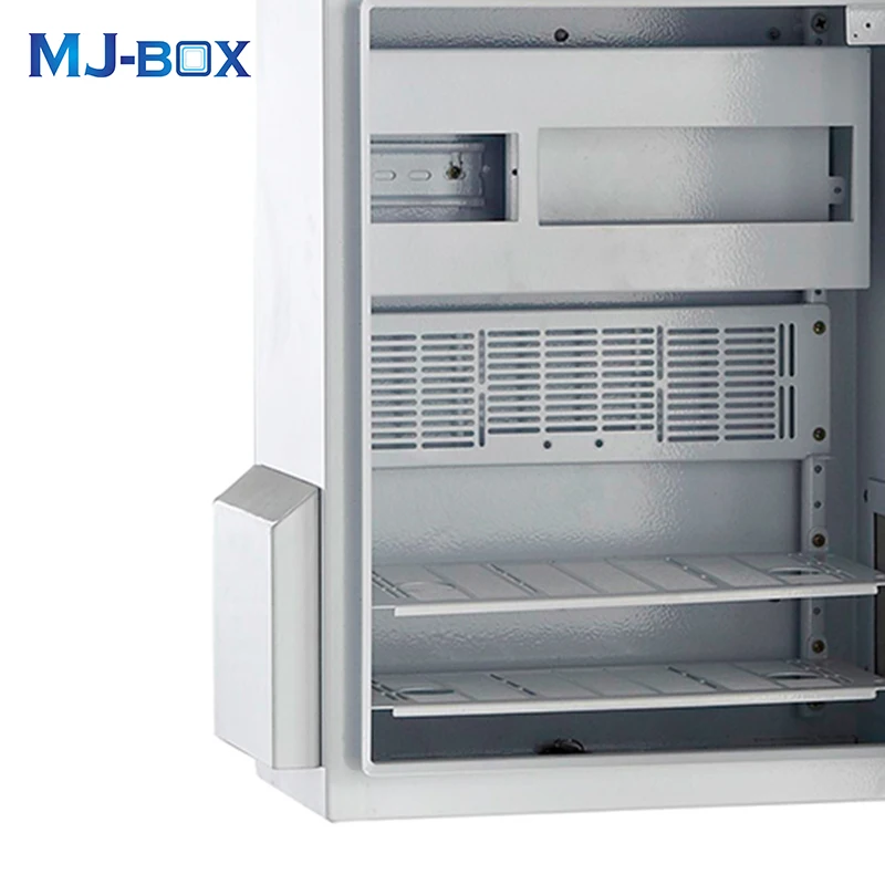 Weatherproof electrical cabinet pole mounted outdoor distribution box