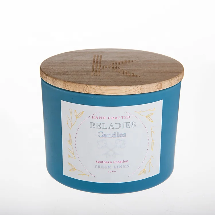 3 wicks soy wax candle custom luxury private label candle scented