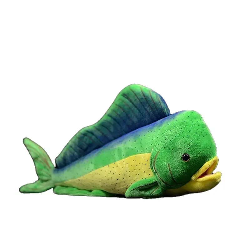 Wholesale cute ugly green dolphin stuffed plush dolphin toy for kids gift