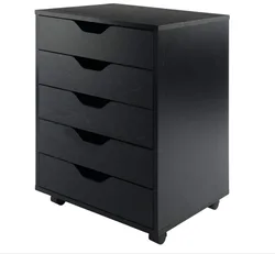 Modern Movable 5 Layers  Drawer File Storage Cabinet Office Underdesk Cabinet
