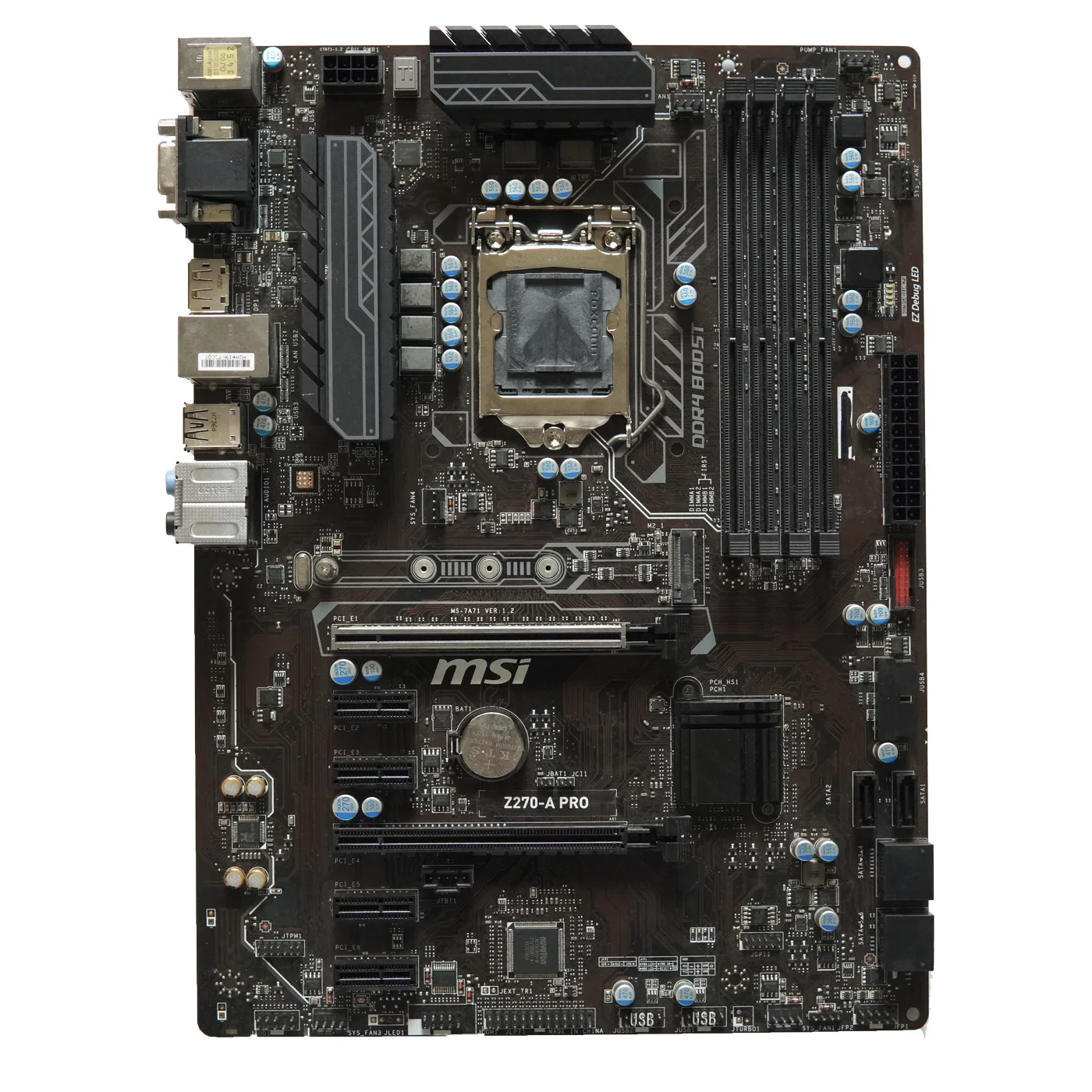 Новый бренд для MSI Z270-A PRO офисном компьютер материнская плата поддерживает DDR4 LGA1151 64 ГБ